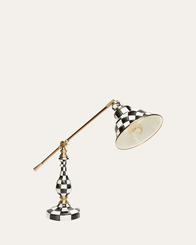 Courtly Check 22" Reading Table Lamp
